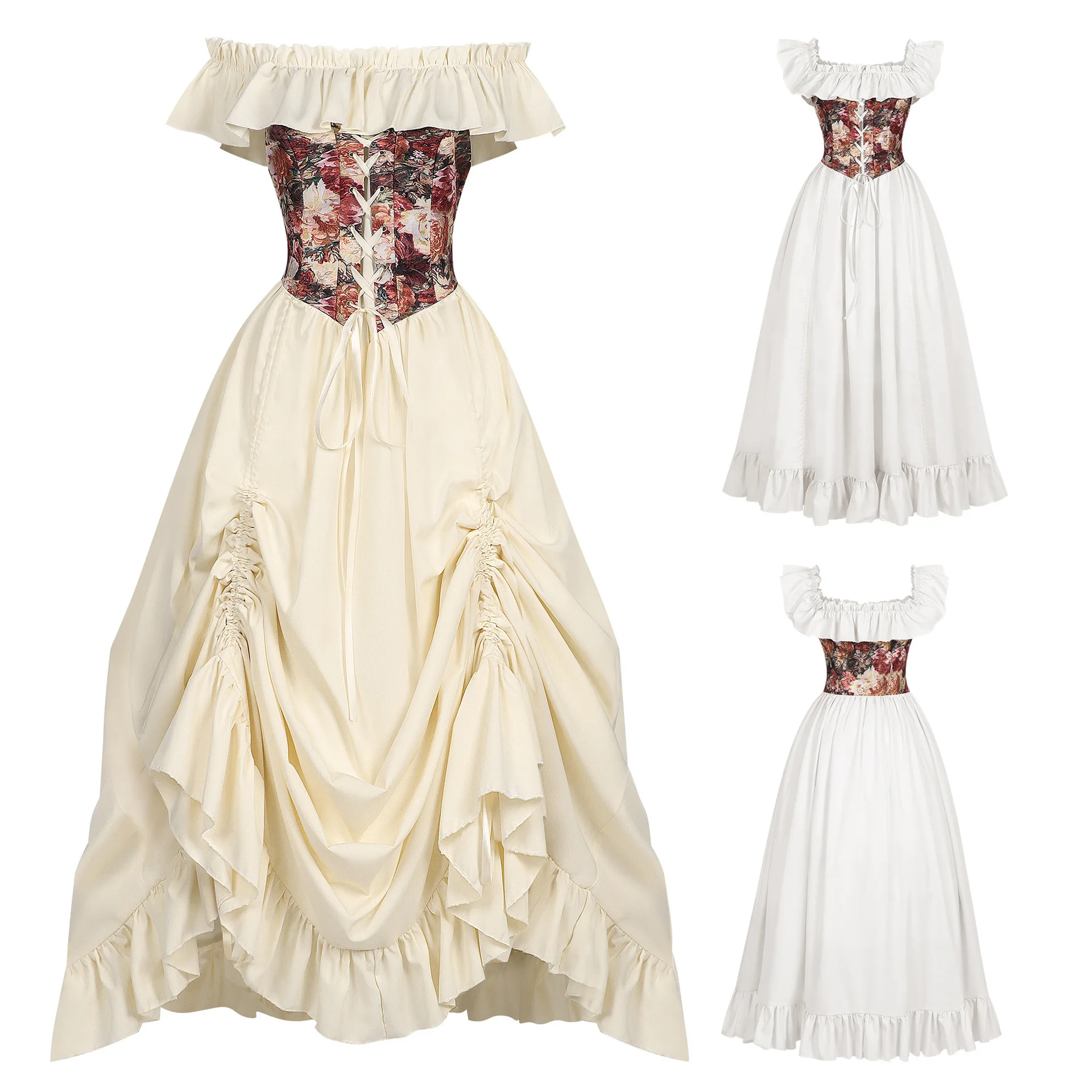 Medieval Renaissance Corset Dr - Victorian Women'S Formal Wear ulasan dan harga