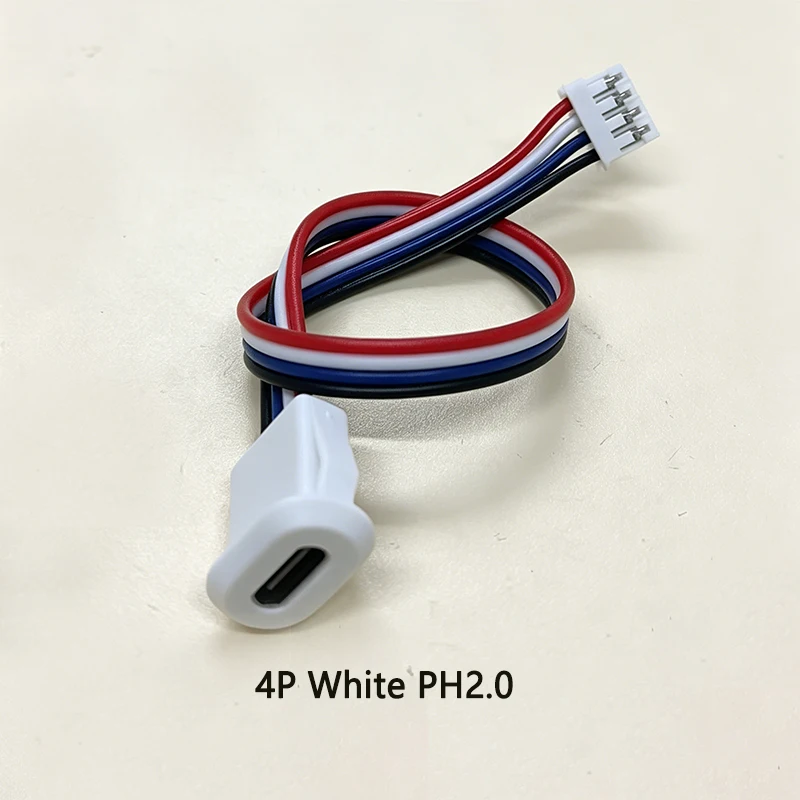  Ovaler USB-C-Ladeanschluss mit 2/4/6 Pins und Kabelbaum für DIY-Elektronik, Powerbanks und kleine Gerätemodifikationen – Detail 13
