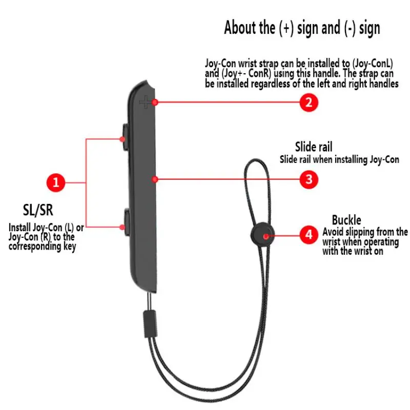 نينتندو سويتش مقبض المعصم حزام OLED JOYCON مقبض حزام غمبد تحكم اليسار الأيمن مقبض حزام NS لعبة اكسسوارات