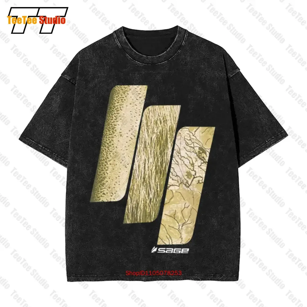Sage Fly Fishing Slice Of Life Vintage Oversized T-Shirt 1V7P