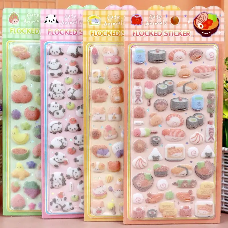 

3D-наклейки, 20 шт., милые мультяшные наклейки в форме животных для декора, для скрапбукинга, украшения обложек журналов, чехлов для телефонов, оптом