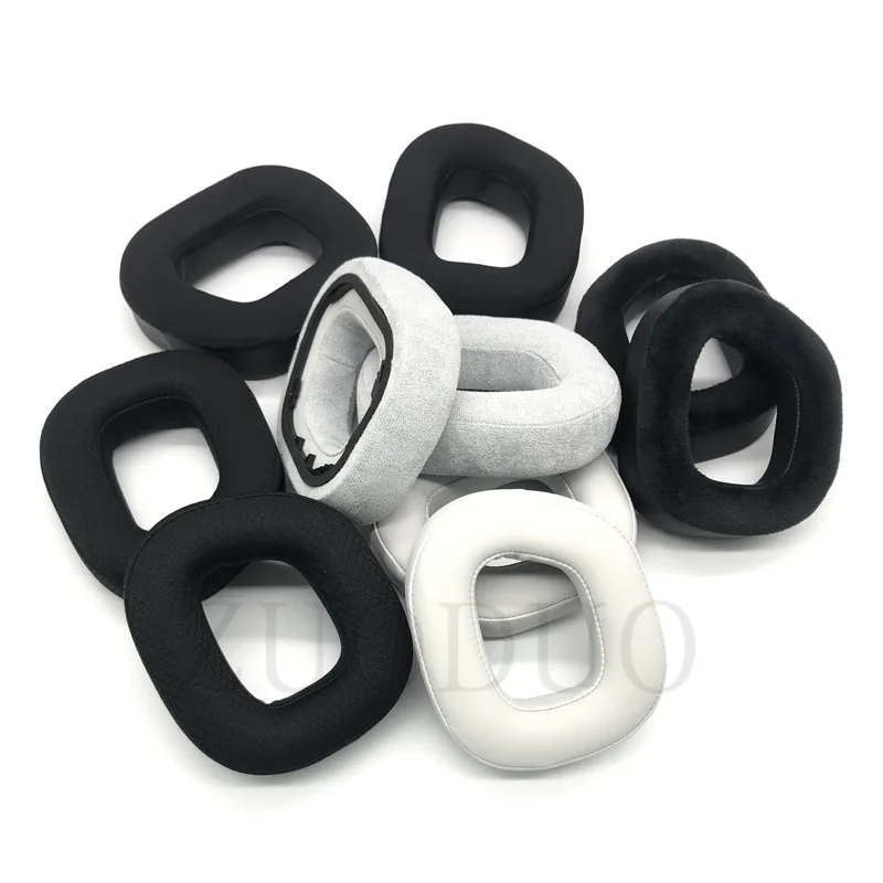 Velvet Soft Foam Ear Pads For CORSAIR HS80 RGB Headphones Soft Foam Cushion Cover High Quality Earpads Comfort Headband Cover
