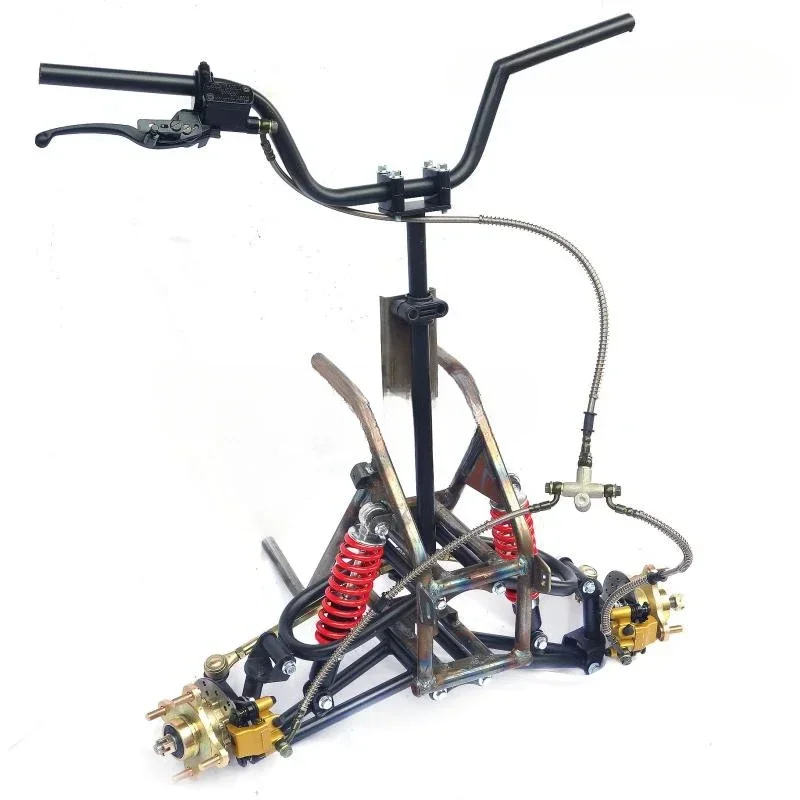 Modified ATV four-wheeler accessories two-wheeled electric motorcycle modified front axle front suspension rocker arm forward st