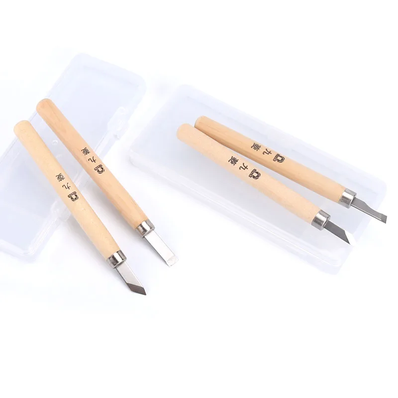Birch carving knife set wood carving handmade carpenter seal carving wood carving handmade beginner full set of carving tools