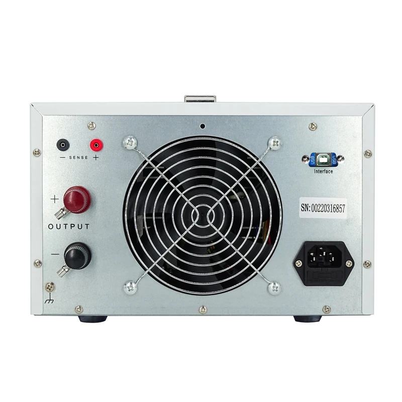 Fuente de alimentación programable de CC de 1KW, control de corriente y voltaje preciso ajustable en laboratorio