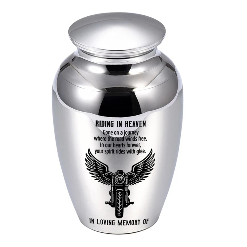 Water Resistant Small Cremation Urn Durable Aluminum Keepsakes Box Protects Ashes With Dignified Memorial Presentation 55KF
