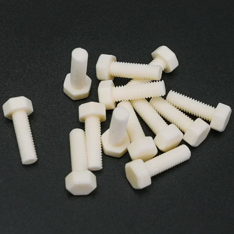 10 шт. износостойкий болт M5x18 мм из 99% глинозема и керамики, винт Al2o3 с внешним шестигранником