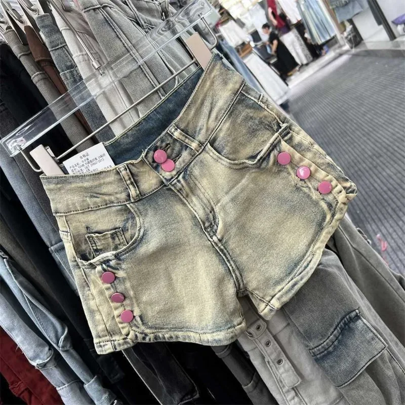 منخفضة الخصر الرجعية ألف خط الدنيم السراويل أزياء شخصية الورك المعانقة التخسيس ضيقة السراويل الساخنة العصرية #3