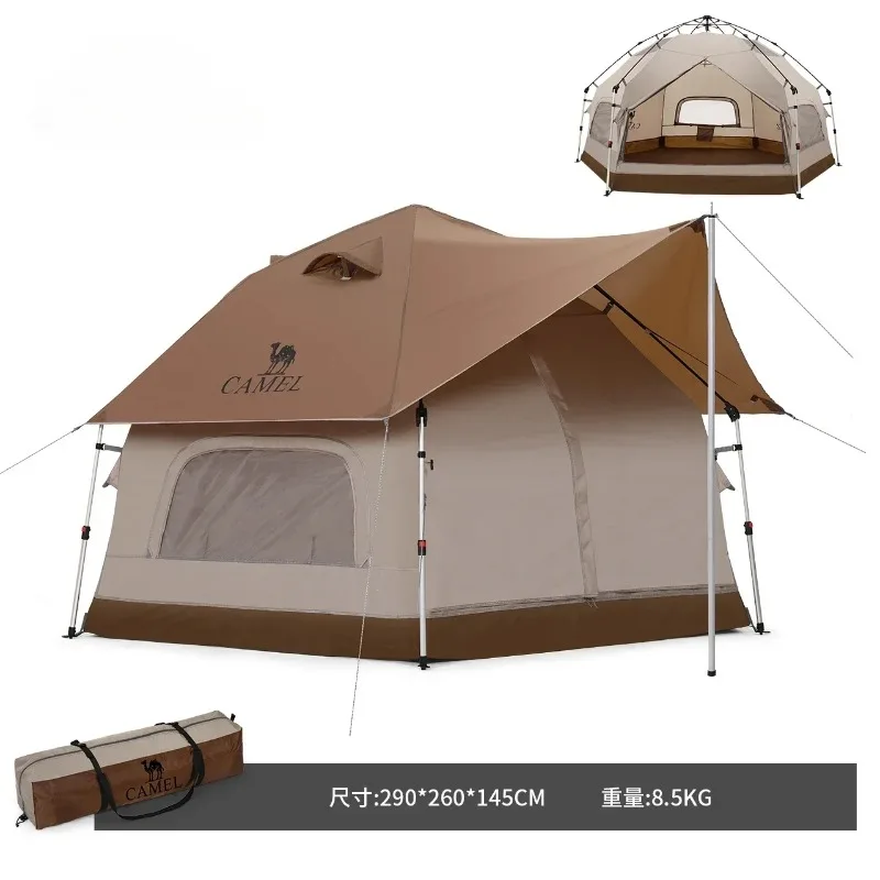 Mushroom House Tent Portable Folding Camping Thickened Picnic Park Camping Automatic Tent