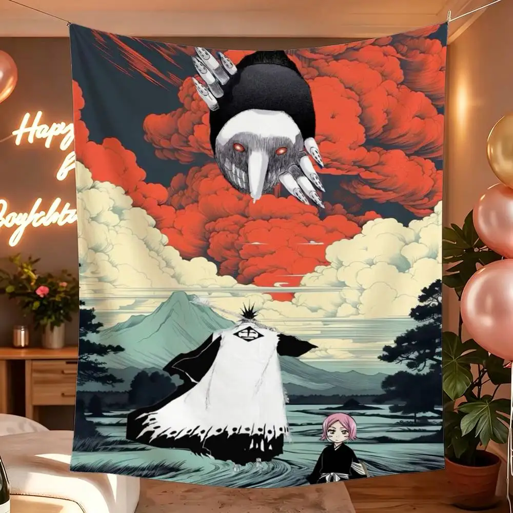 Anime Z-Zaraki cool boy Kenpachi Flag Digital Printing Banner for Garage Wall Out Door