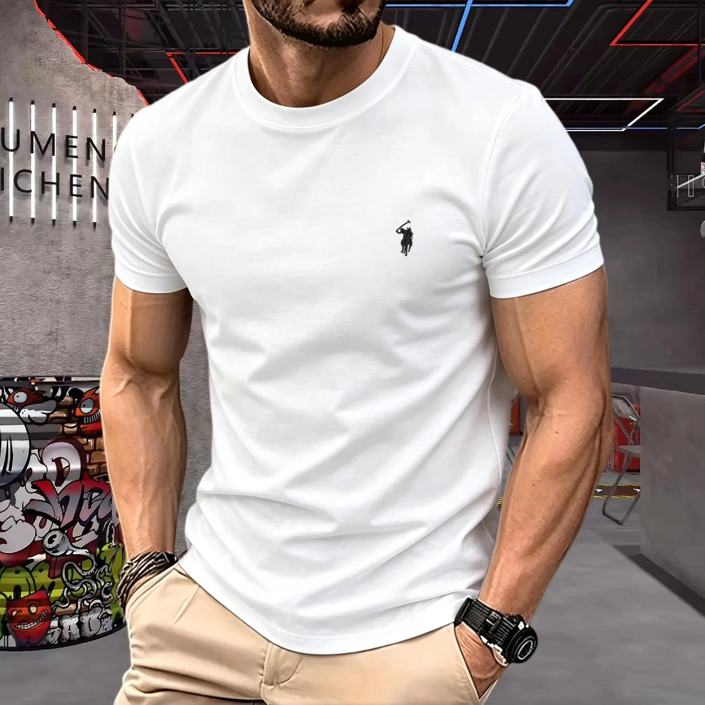 Streetwear Outdoor Brand - White Classic Logo Signature Pony Outdoor
