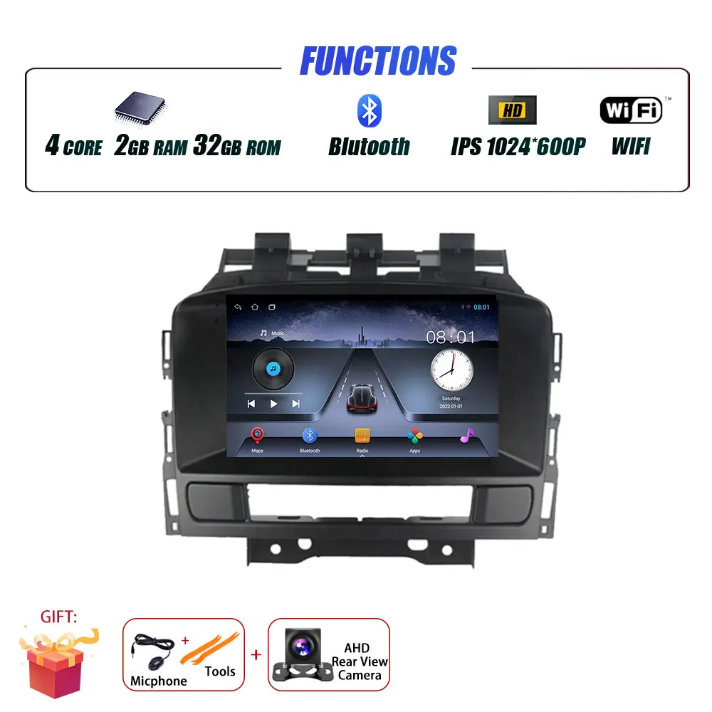 Voor Opel Astra J 2011-2014 Buick Excelle GT XT Radio Carplay Auto Multimedia Speler Intelligent Systeem Android Auto navigatie - afbeelding 1
