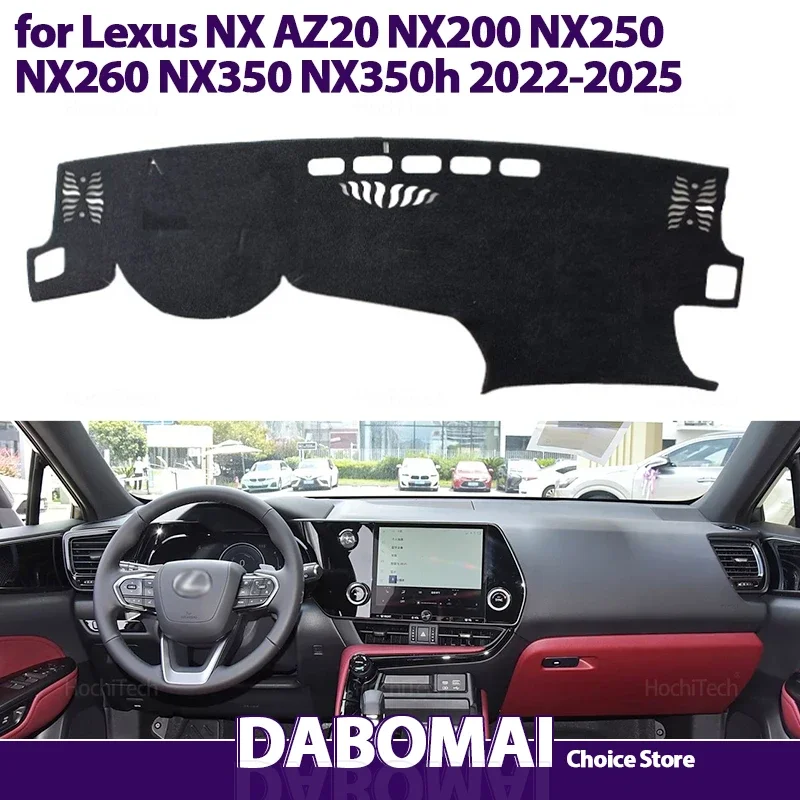 

Anti-Slip Mat Dashboard Cover Pad Sunshade Dashmat Carpet for Lexus NX AZ20 NX200 NX250 NX260 NX350 NX350h 2022-2025