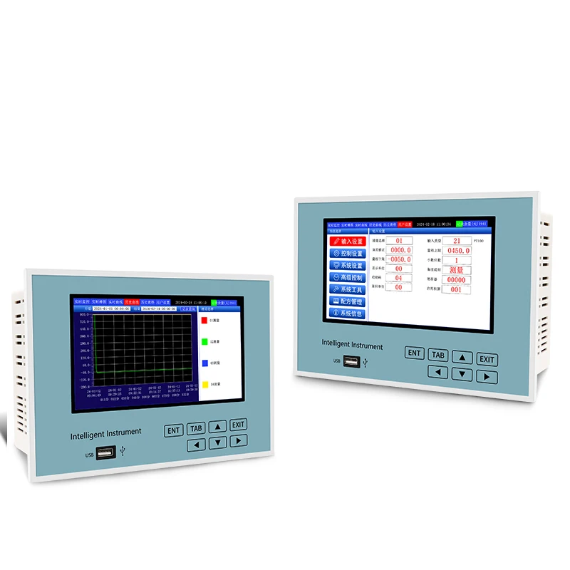 7-inch multi-channel Paperless Recorder industrial grade curve data current voltage temperature recorder