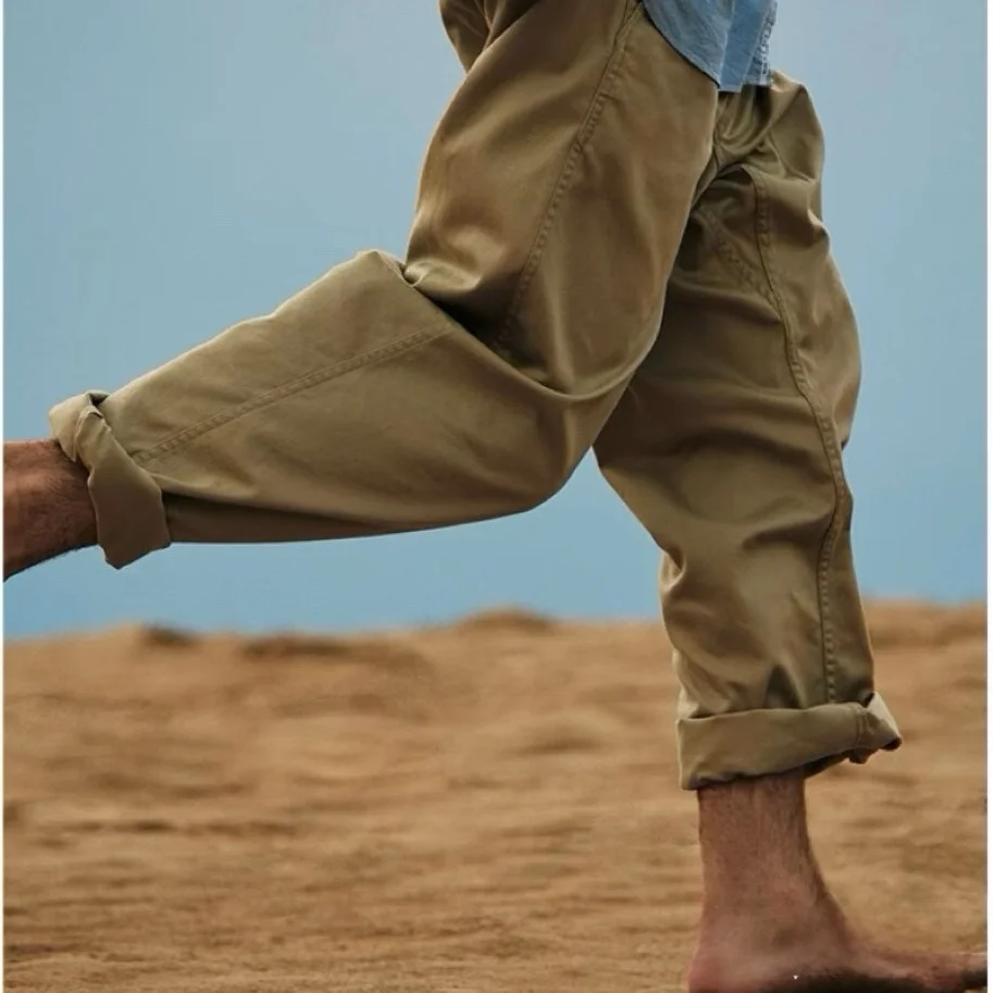 23aw Nanamica Wide Chino Pants Japan fashion Twill Retro Loose Straight Casual Pants in Stock