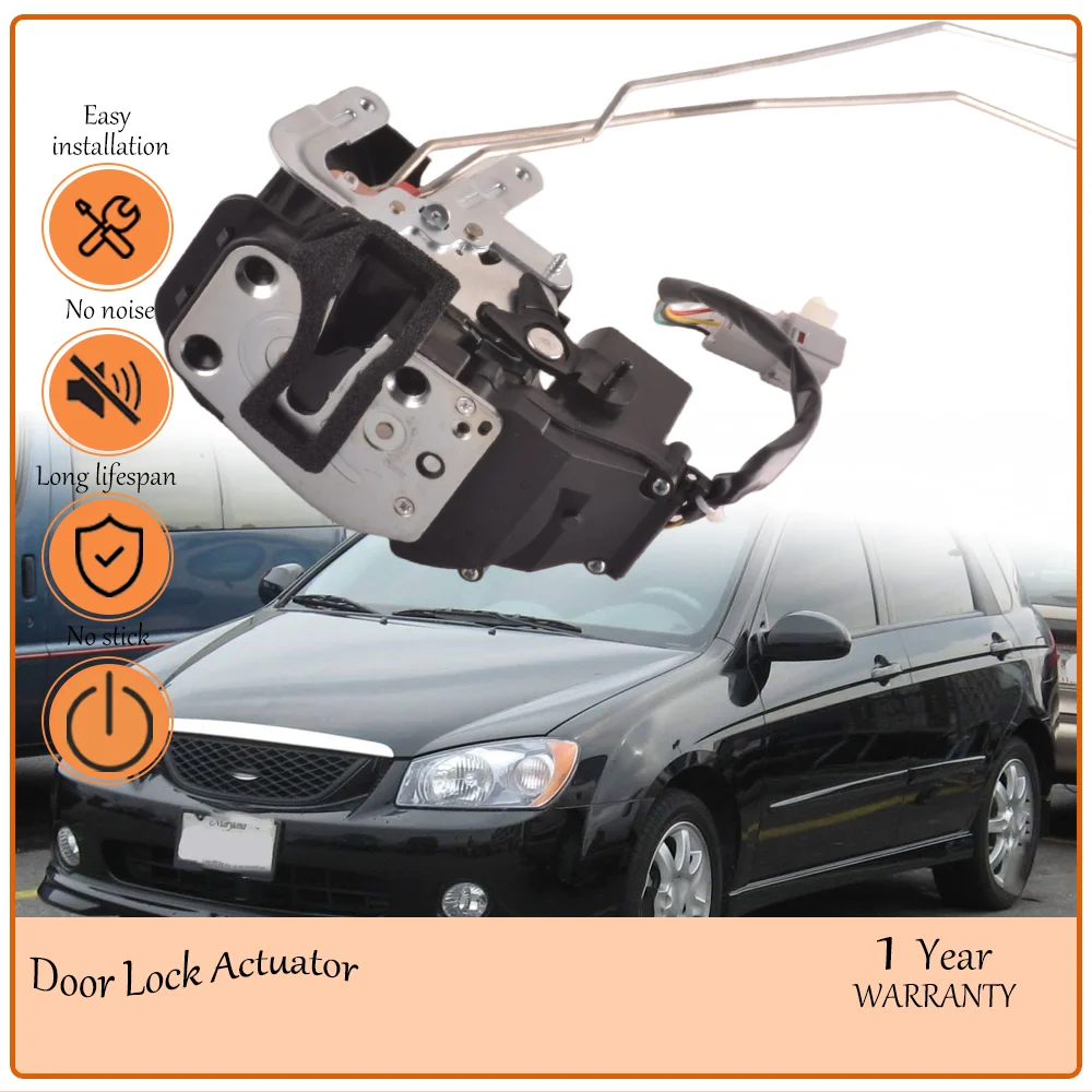 Rear Left Lock Drive Assembly, conforms Kia Spectra and Spectra5 2005~2006, stable 4-core oem 937-122,81410-2F010,937-122,DLA957