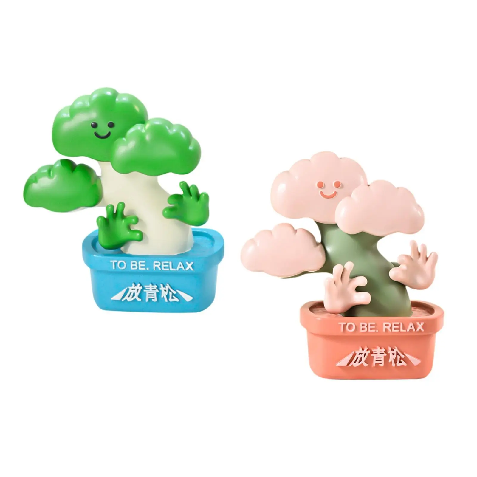 

Resin Potted Green Planter Figurine Sculpture for Cabinet Bedroom Farmhouse