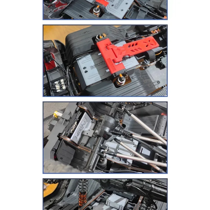 RLAARLO MK07 1/7 RC Crawler Sand Prevention Board Car Shell Support Bar Kit Non-destructive Installation for Off-Road Truck