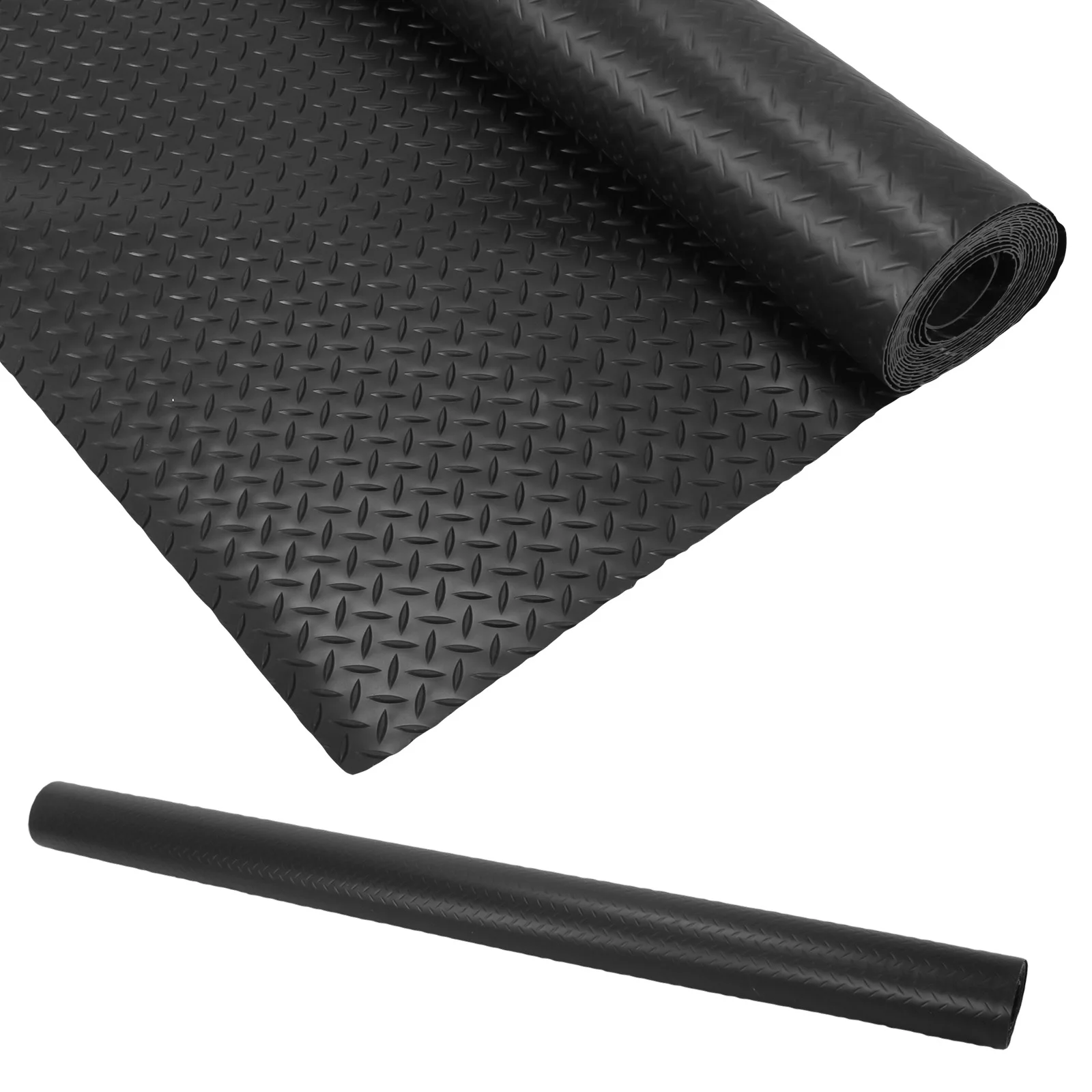 

7.9x21/32.8 FT Floor Protector 2.5mm Garage Car Parking Mat Diamond Plate PVC for Truck Trailer SUVs Van Golf Cart Motorcycle