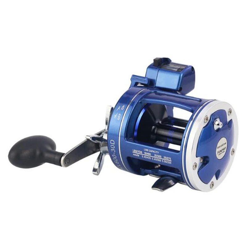 

Hot Sale Cold Water Linecounter Trolling Reel Counter Catfish Casting Trolling Reel Fishing