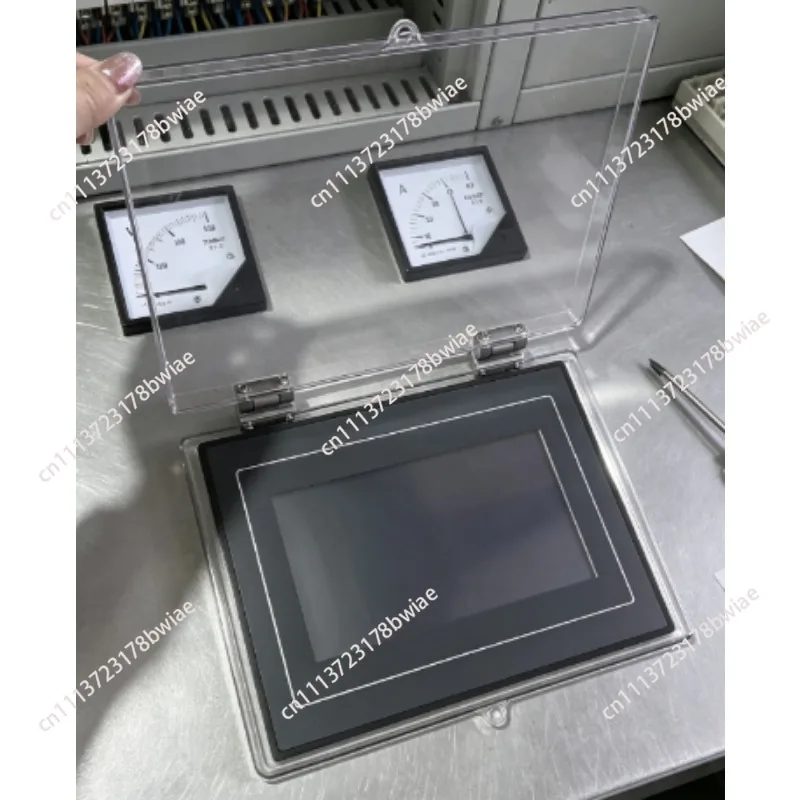7 Inch Touch Screen Protective Shell Plastic Clear Cover Housing Case Transparent Lockable for HMI Panel Protection