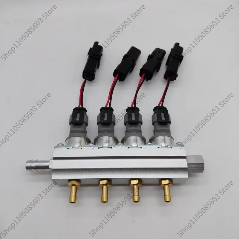 CNG Injector Rail Replacement for Suzuki Qiyue & Dongfeng Lingzhi PLUS, for MATRIX Alternative Gas Rail for Car CNG Conversion