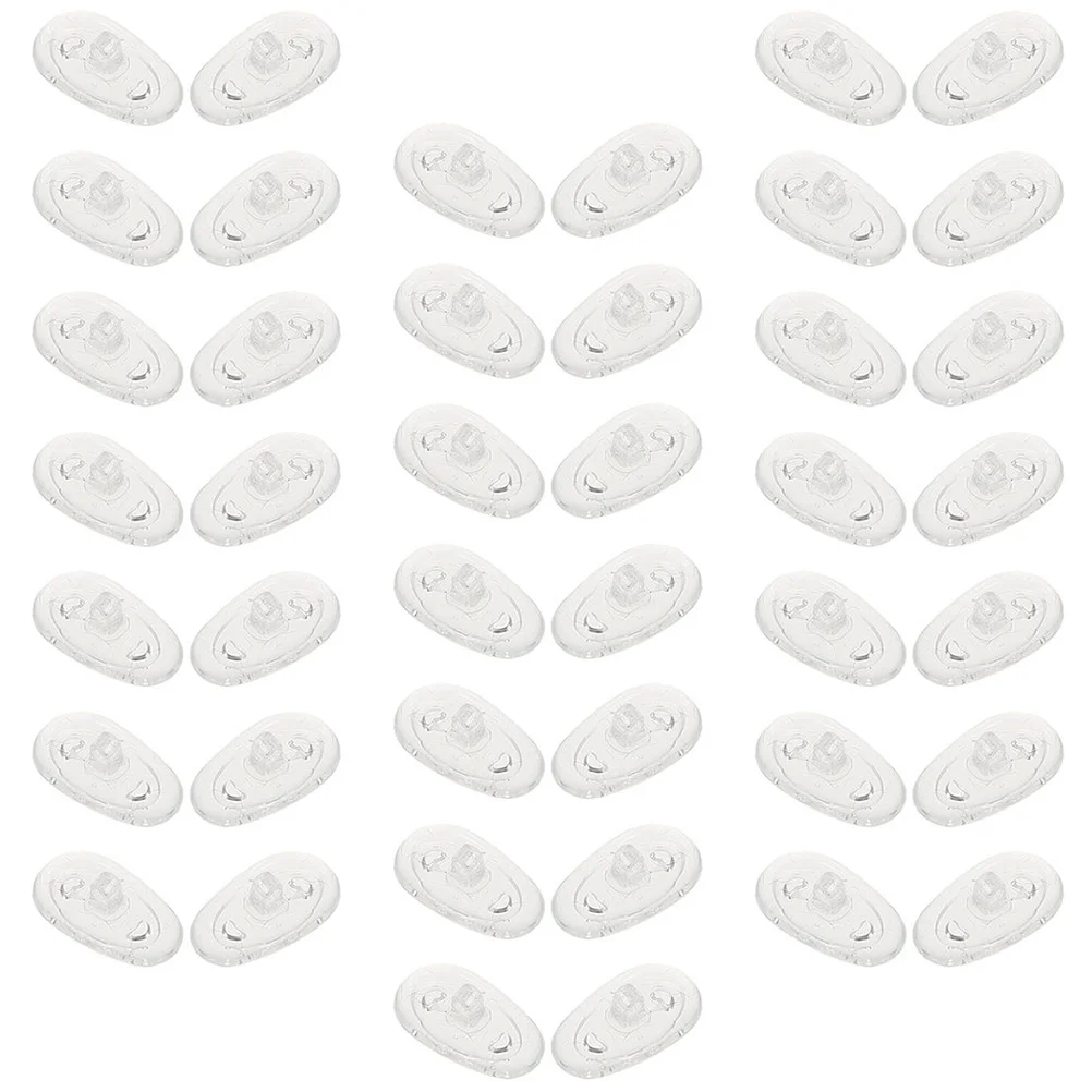 20Pairs منصات أنف للنظارة عدم الانزلاق للنظارات سيليكون المضادة للانزلاق وسائد استبدال قطع الأنف النظارات دعم جسر مريح #1