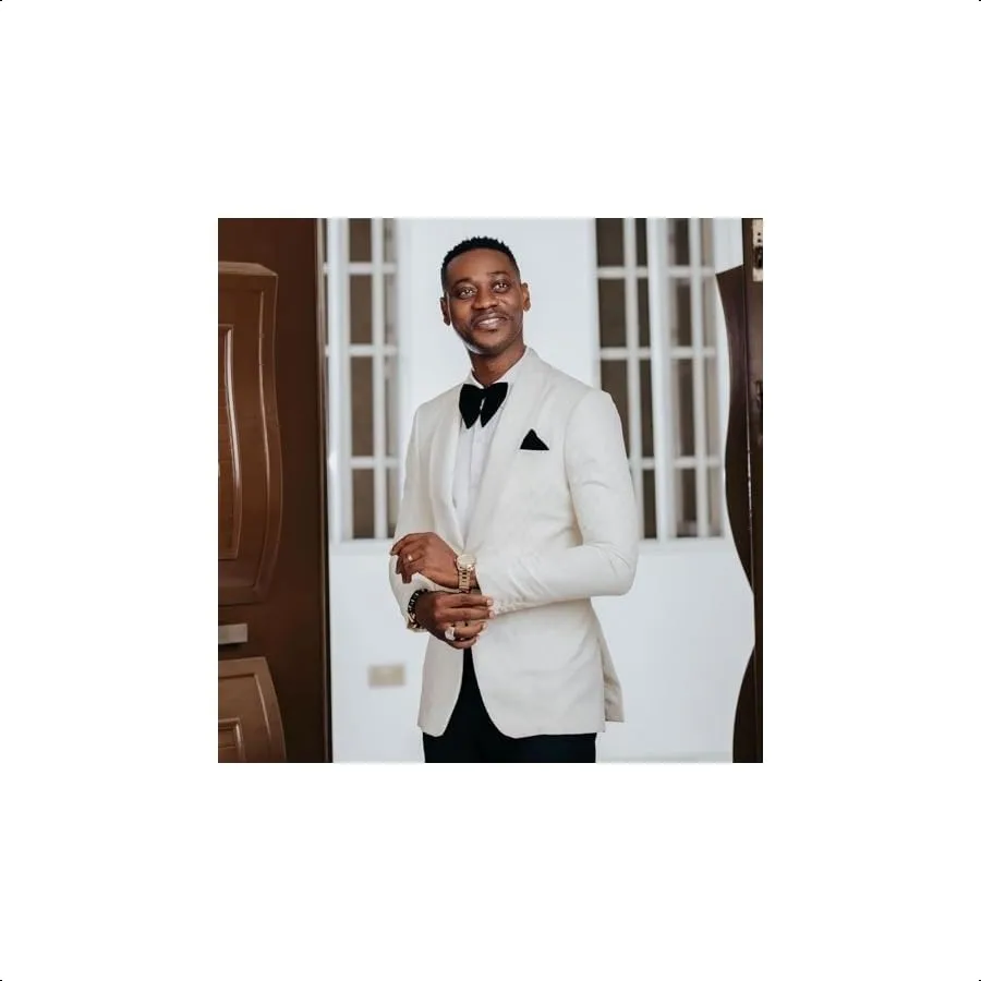 Papillon da uomo Papillon pregato Smoking vintage Papillon in velluto oversize Gemelli Set fazzoletto da taschino con confezione regalo