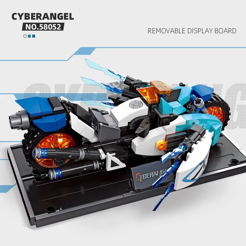 Speed Honkais Cyber Angel juego Super motocicleta bloques de construcción vehículo de Motor modelo de ladrillo colección de juguetes de construcción para regalo