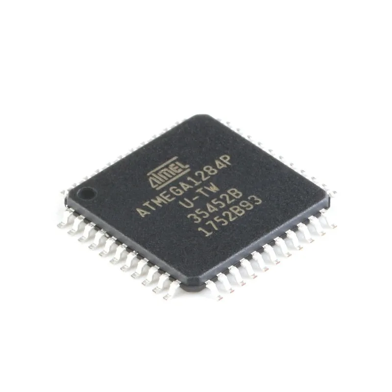 1 pcs Original Genuine ATMEGA1284P-AU SMD Chip AVR 8-bit Microcontroller MCU TQFP-44 44Pin 128KB Flash for Embedded Projects Ele
