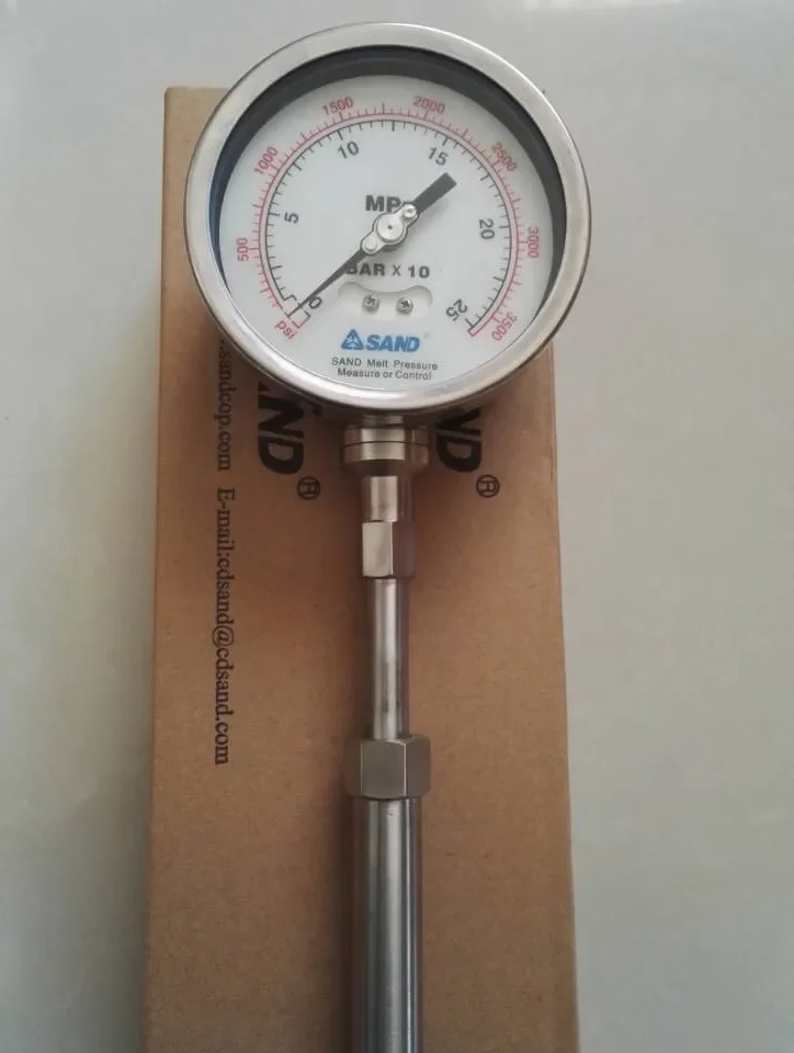 Xianda pointer type high-temperature melt pressure gauge PT135G series