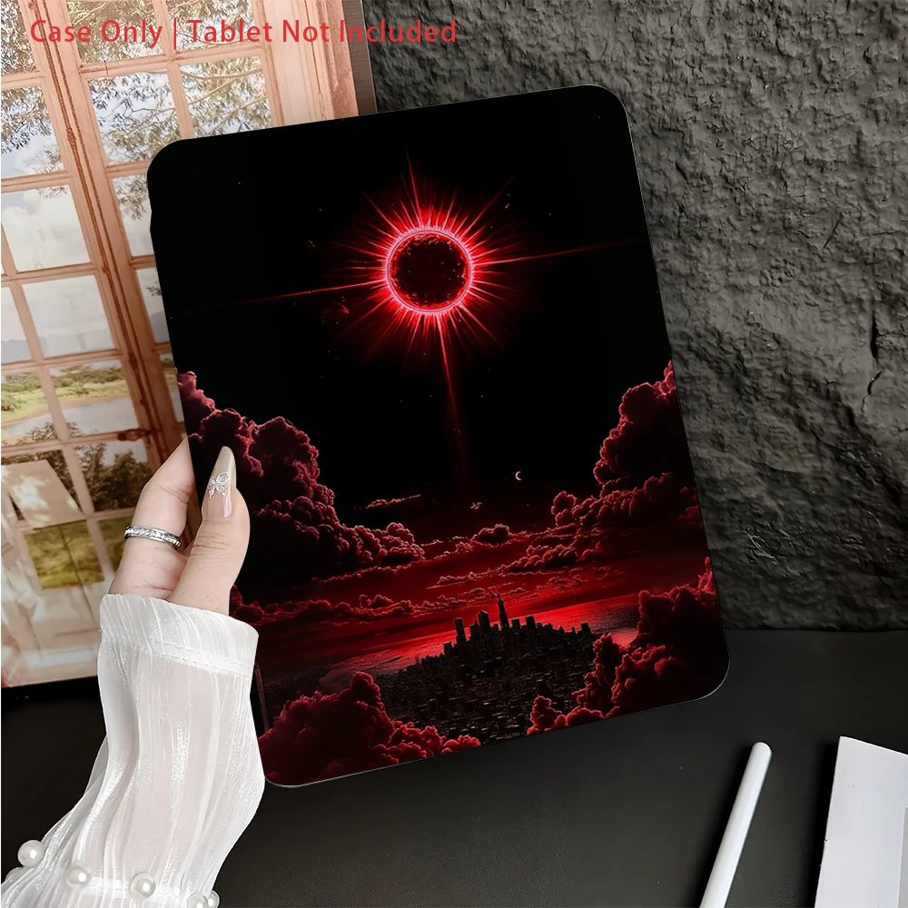 حافظة لجهاز سامسونج، حافظة كمبيوتر لوحي قابلة للطي متوافقة مع سامسونج لجهاز جالاكسي تاب S7/S8/S9