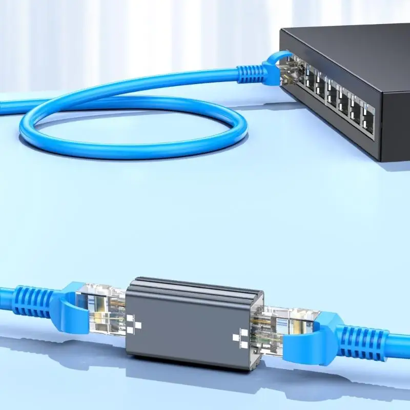 

31BA Aluminium RJ45 Ethernet Splitter Разъем для обмена сетью и расширением