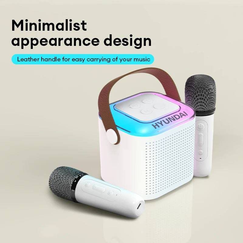 Choice HYUNDAI S13 Mini Bluetooth Wireless Speaker Colorful TF Card USB Subwoofer Portable Music Sound Home Theater Box Desktop