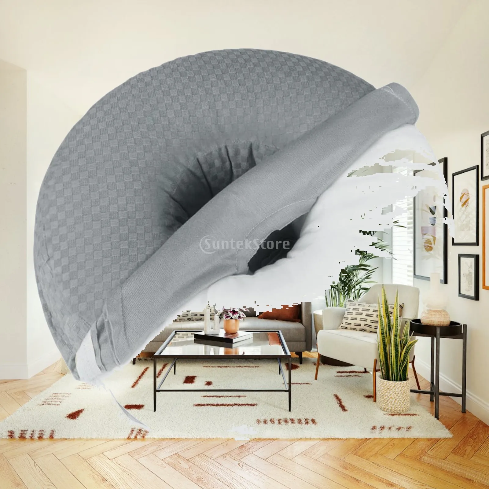 Multi Functional Side Sleepers Ear Piercing Pillow Adjustable Neck Support for Bedroom Office Nap Pillow