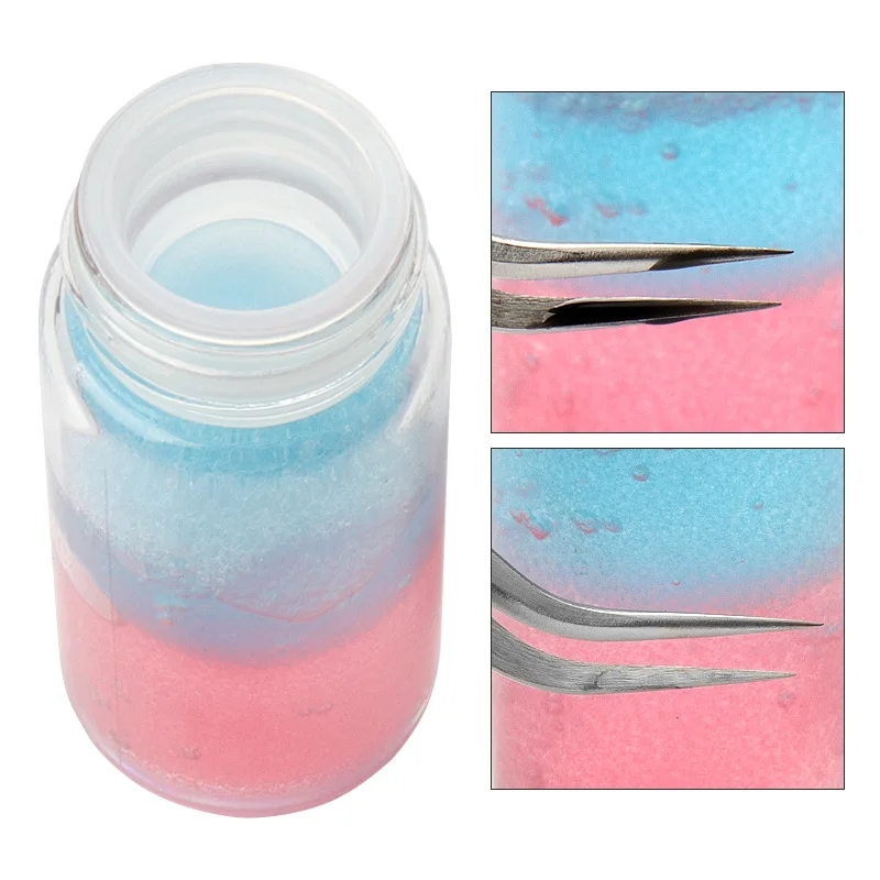 MJ まつげピンセットクリーナーグラフティングまつげピンセットクリーニングスポンジまつげエクステンション接着剤クリーニング液美容室スペシャル