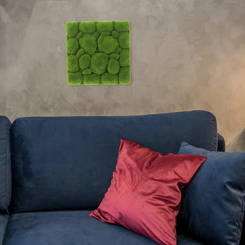 

Artificial Moss Board Realistic Flocked Foam Panel for Home Office Decor Versatile Lightweight Easy Install Fake Moss Mat