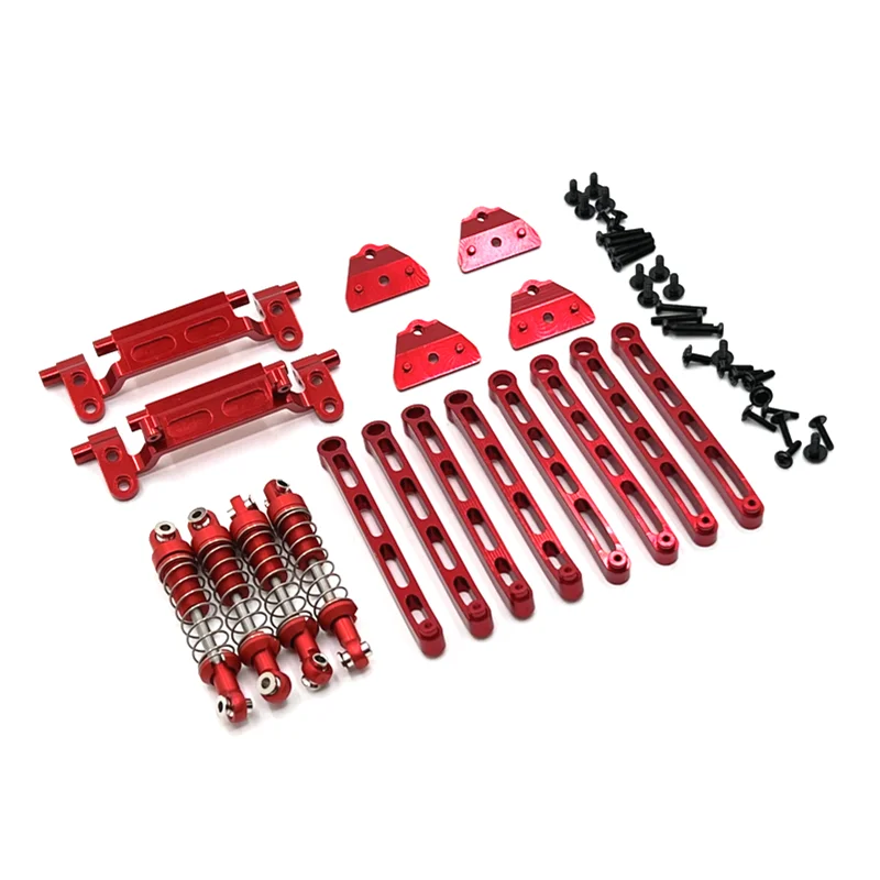 Metal upgrade, rod, shock absorber, rod seat, shock mount, suit, for Mangniu model 1/12 MN78 RC Car parts