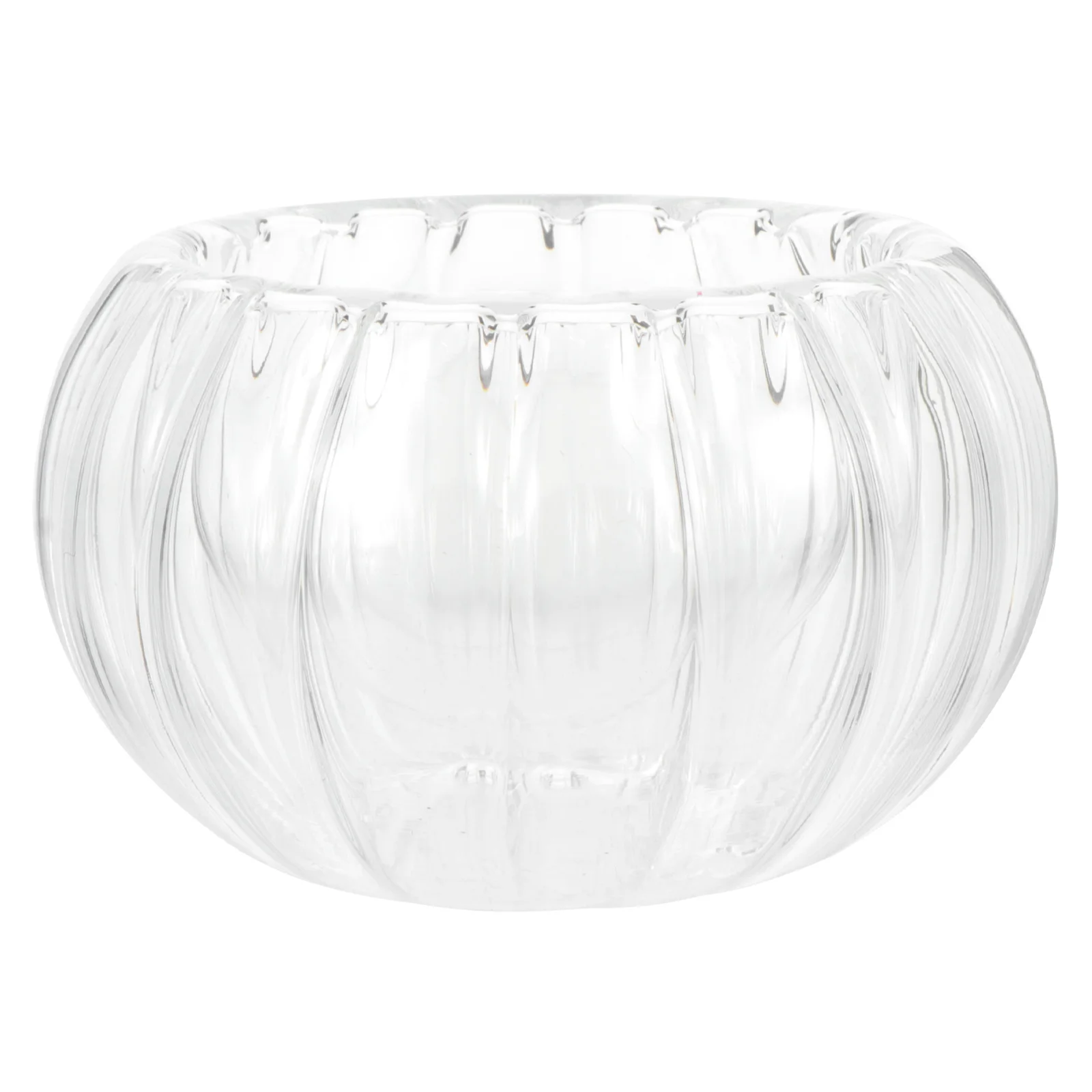 Taza de aromaterapia de vidrio, aspecto transparente Simple, forma de calabaza para uso duradero y taza de belleza