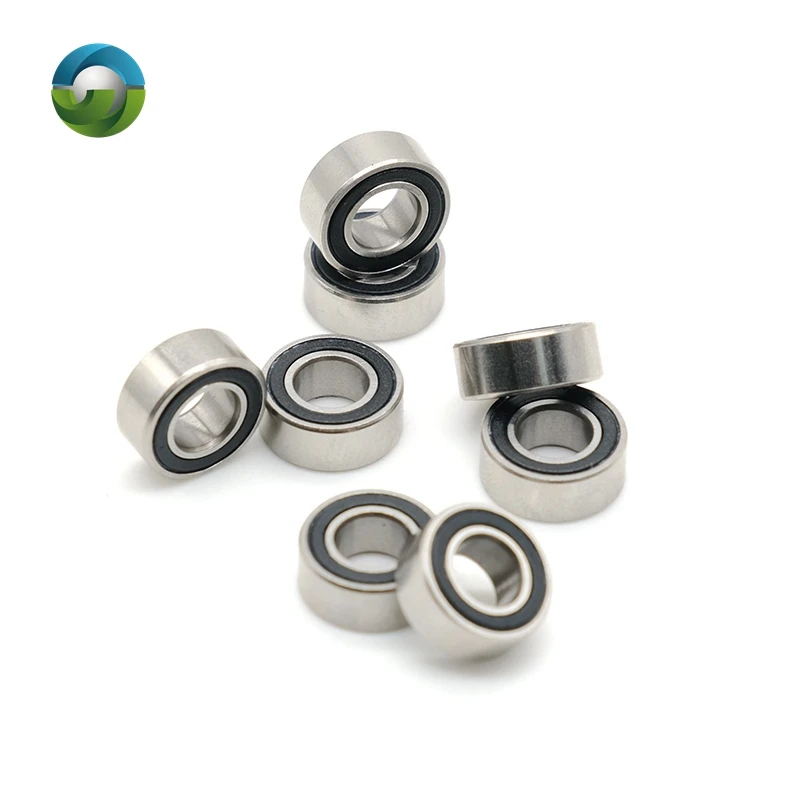 

Stainless Steel SMR105RS Bearing ABEC-7 10PCS 5X10X4 mm Miniature RC Motor SMR105-2RS Ball Bearings SMR105 RS 2RS