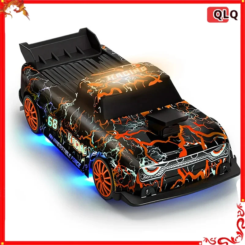 

1:24 Scale Remote Control Drift Car Electric Powered RC Racing Toy 4WD with Lights Competition Speed Model Toy