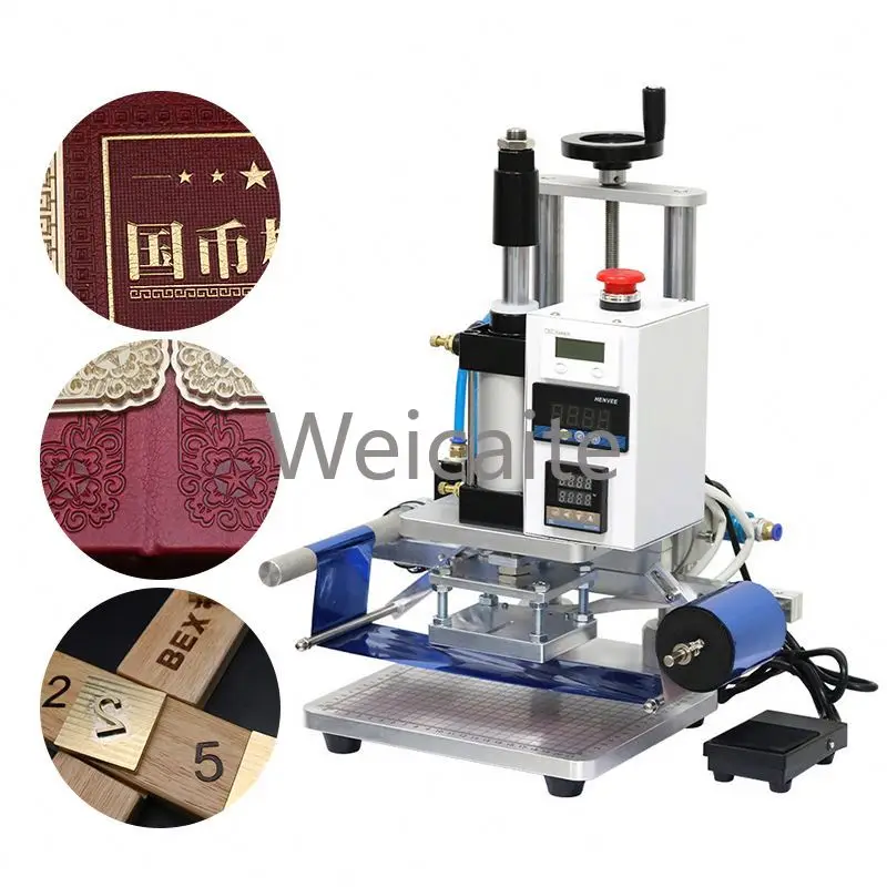 Leather Logo Stamping Machine Embossing Manufacturer Special Hot Foil Stamping Machine Pneumatic Hot Foil Stamping Machine