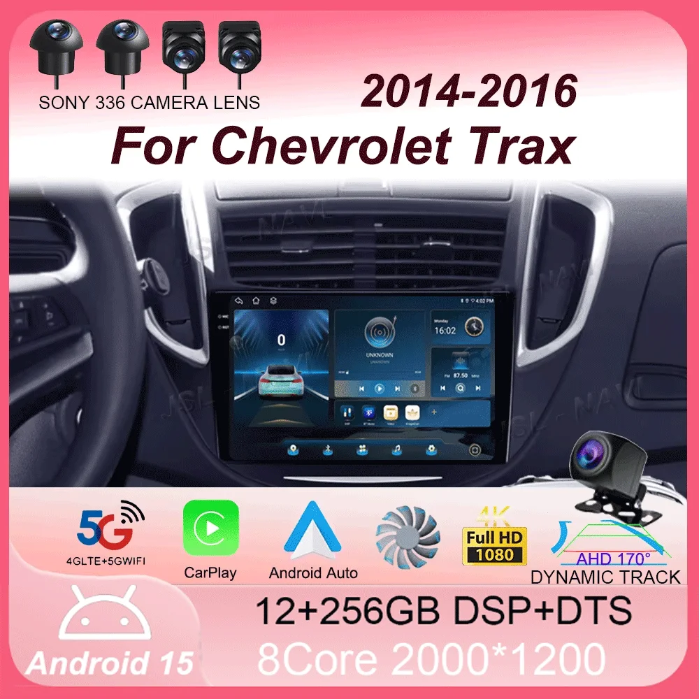 

Car Radio Android 15 For Chevrolet Trax 2014 - 2016 Multimedia Video Player Auto Stereo GPS Navigation Carplay Head Unit Screen