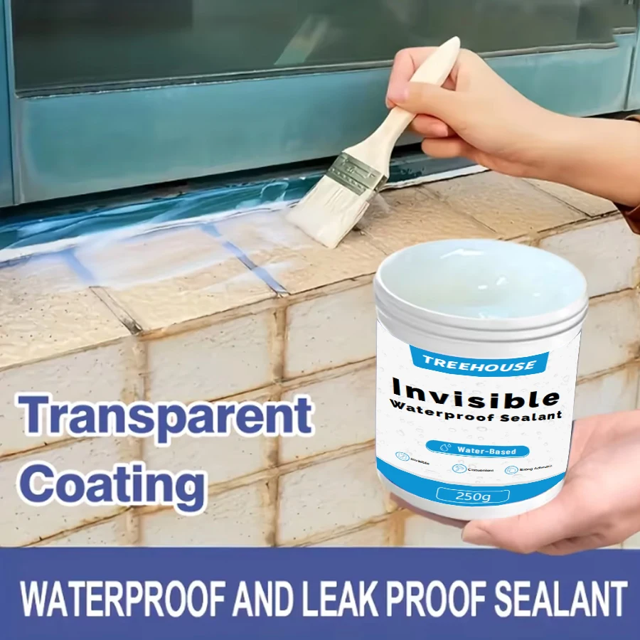 Super Strong Transparent Anti-Leakage Waterproof Coating Invisible Water-Based Sealant for Bathroom Roof Wall Tile Wood Brick