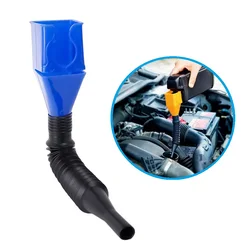 Funil de reabastecimento de carro universal Funis plásticos portáteis Ferramenta de transferência dobrável Óleo de motor telescópico 1pc