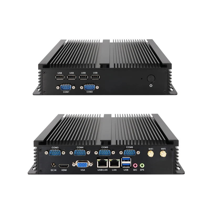 

12th Gen Intel Core I5-1235U Fanless Industrial Mini PC for Office Use | 10-Core, Dual Ethernet Ports Embedded Desktop Computer