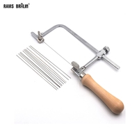 Mini Hand Saw U-type Jigsaw Bow Wire Saw Blade Metal Wood Plastic DIY Tools