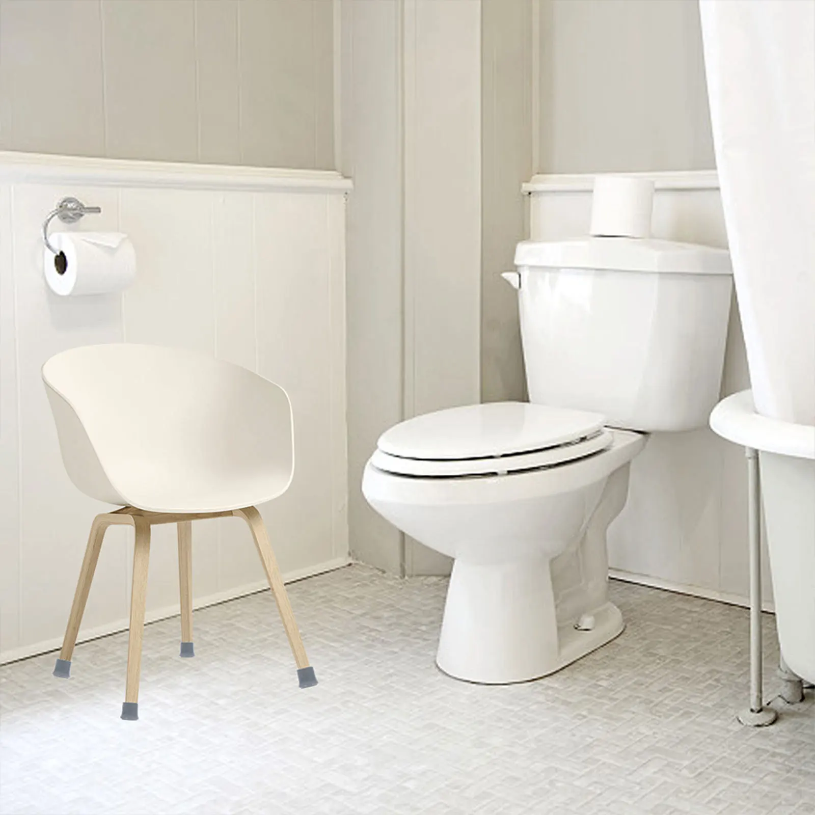 4 резинки для стула, замена ножек для защиты от скольжения