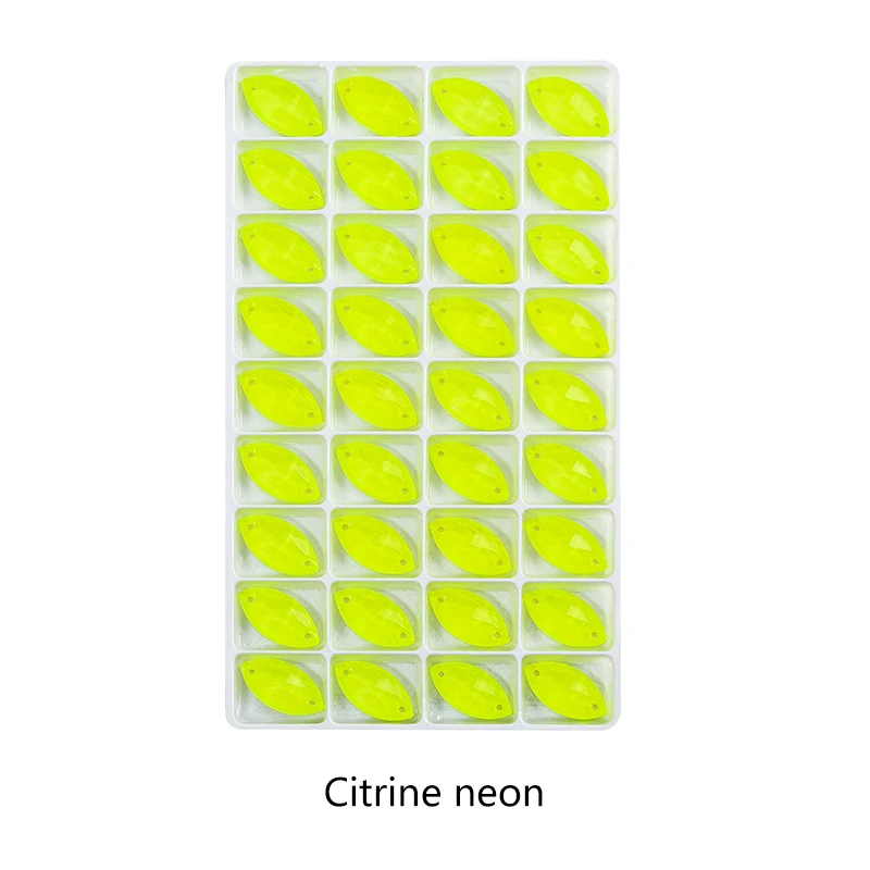BOBOHOO Navette Mehrfarbige Glas-Nähsteine, Kristall-Flachsteine zum Aufnähen, Strass-Steine für DIY-Kleidung, Hochzeitskleider – Detail 9