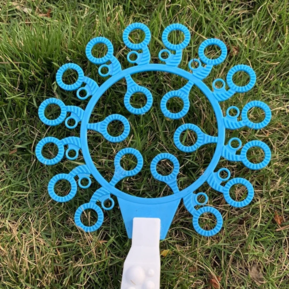 Set di 22 Pezzi per Bolle di Sapone per Bambini, Giochi con Anelli Grandi, Dischi, Forme di Granchio, Gioco di Bolle per Interni ed Esterni, Creatore di Bolle Invernali